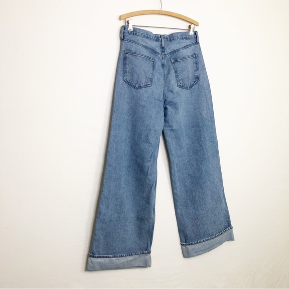 Agolde Dame wide leg cuffed buttonfly jeans - Picture 8 of 15